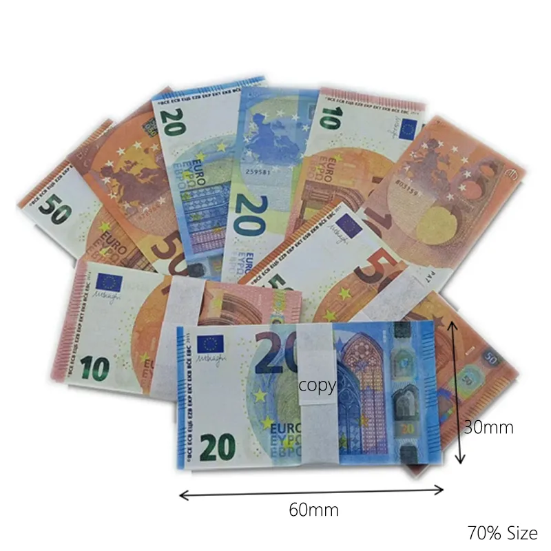 Prop Copy 10 20 50 100 Fa K E Notes Fa U X Billet Euro Play Money Currency Collection Gifts Party Supplies 70% 60*30mm_voghion.com