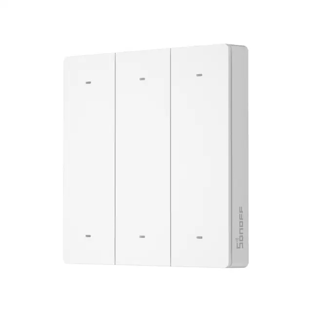 SwitchMan R5 Scenkontroller med batteri 6-knappars fri kabeldragning EWek-fjärrkontroll fungerar med SONOFF M5/MINIR3 Smart Home_voghion.com