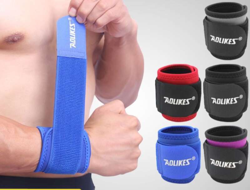 【 51000 Positive Reviews 】 Sports Wristband And For Men, Fitness, Anti Sprain, Pressure Bandage, Basketball, Thin,_voghion.com