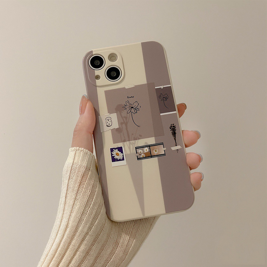 Étui de protection pour appareil photo Creative Morandi Color & Flower Photos pour Samsung S25 S24 S23 S22 S21 S20 FE S10 NOTE 10 20 LITE PRO ULTRA PLUS_voghion.com