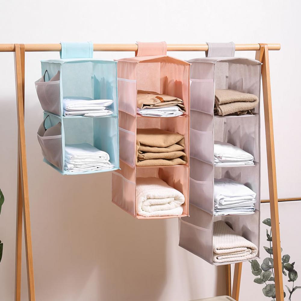Oxford Cloth Lavabile Multistrato Pieghevole Appeso Portaoggetti Organizzatore Vestiti Dormitorio Biancheria Intima Borsa Appesa_voghion.com