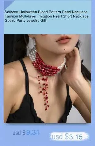 Colliers pendentifs nouvelle mode coréenne colorée mignonne perles de rocaille chaîne collier ras du cou pour femmes perles simulées baroques_voghion.com