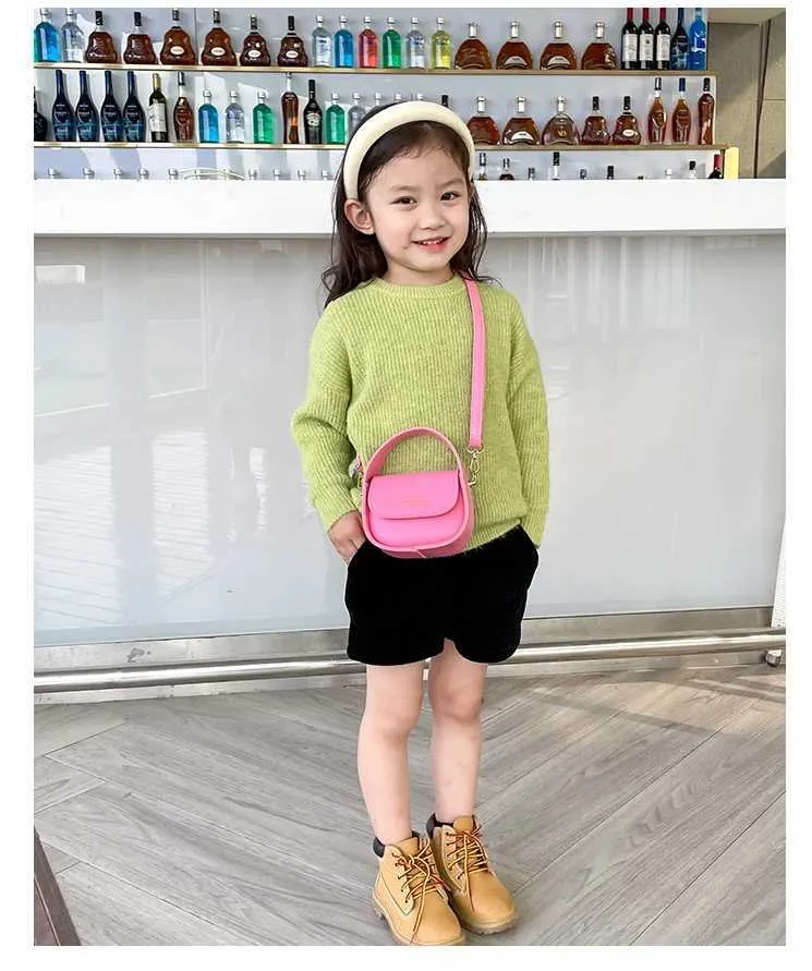 Crossbody Mutter Kinder für Mädchen Schulter Taschen Geldbörsen und Handtaschen Solide Brieftasche Reisetasche Bolsas Para Mujeres SacC241115_voghion.com