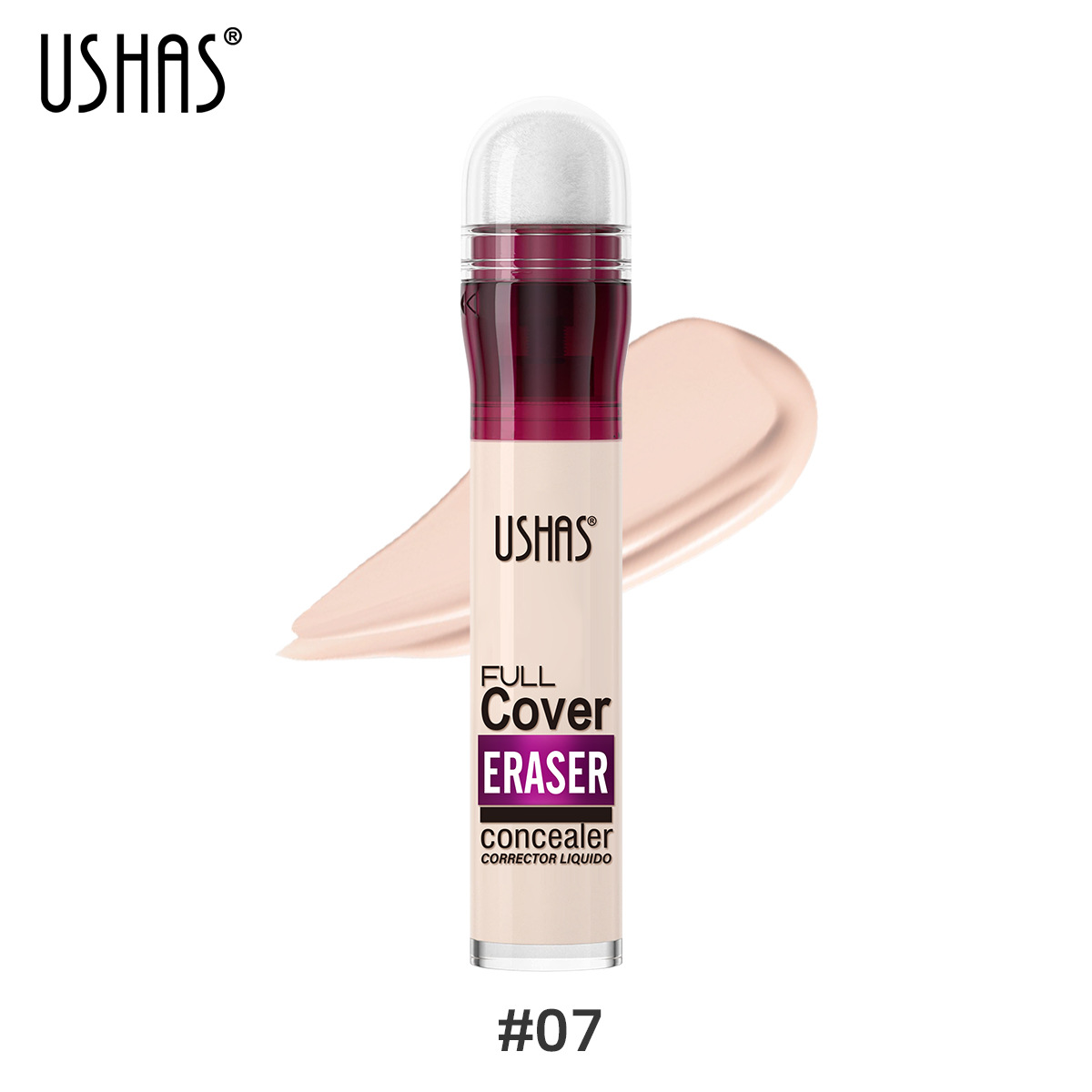 USHAS12 barevná houbička na hlavu make-up držící korektor tekutý odolný voděodolný nude_voghion.com