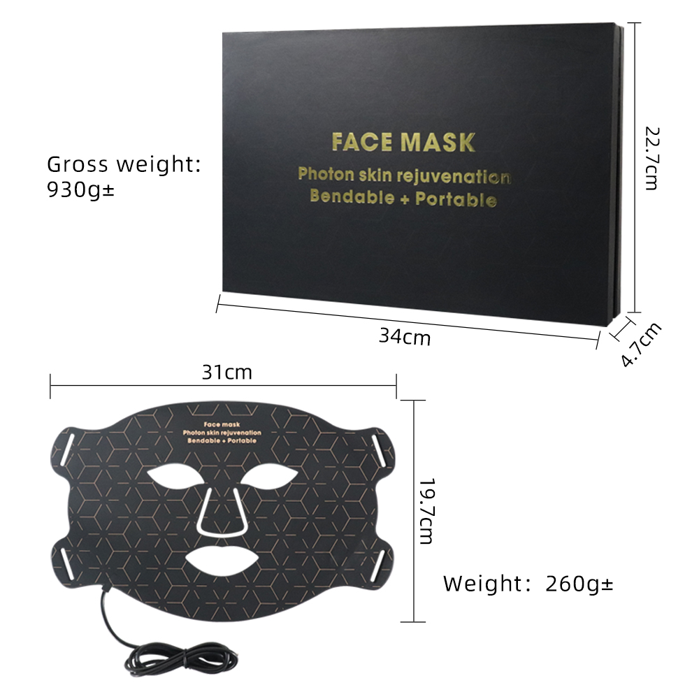 Beauty SPA Treatment 7 Colors mask LED red light therapy face facial mask device_voghion.com