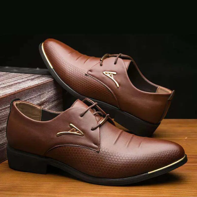 2024s Leather Casual Party Men's Autumn Lace Up Dress Shoes Size 38-48_ecoleips.com