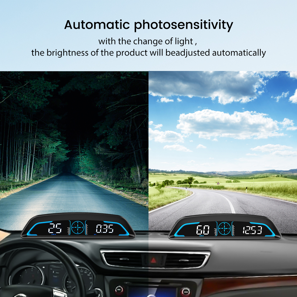 G3 GPS auto HUD rychloměr Head Up displej digitální připomenutí alarm, rychloměr, elektronické příslušenství pro všechna auta_voghion.com