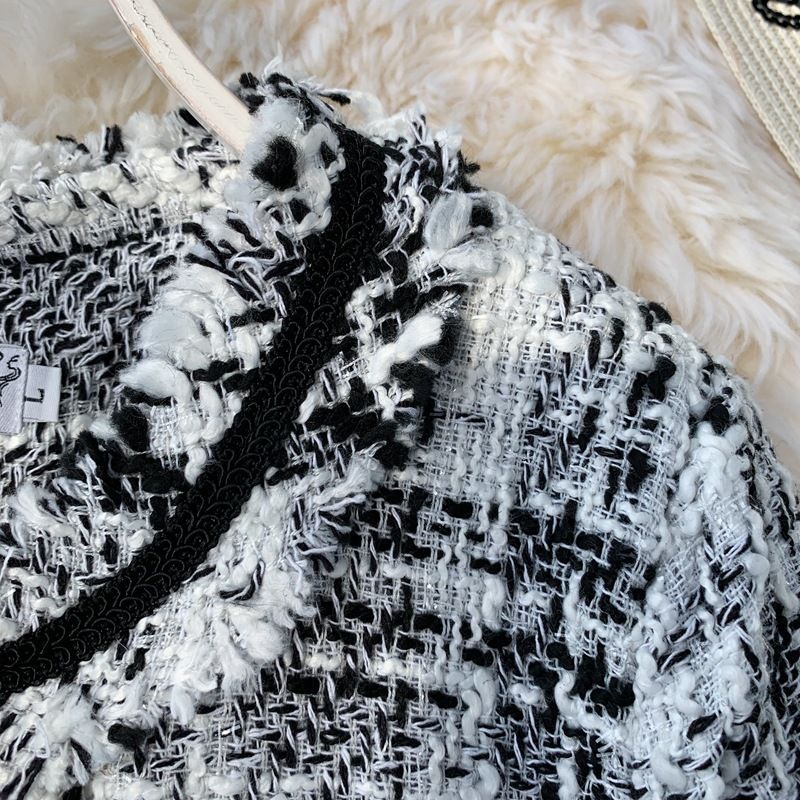 Women's Clothing new retro casual loose wool long-sleeved cardigan small suit_voghion.com