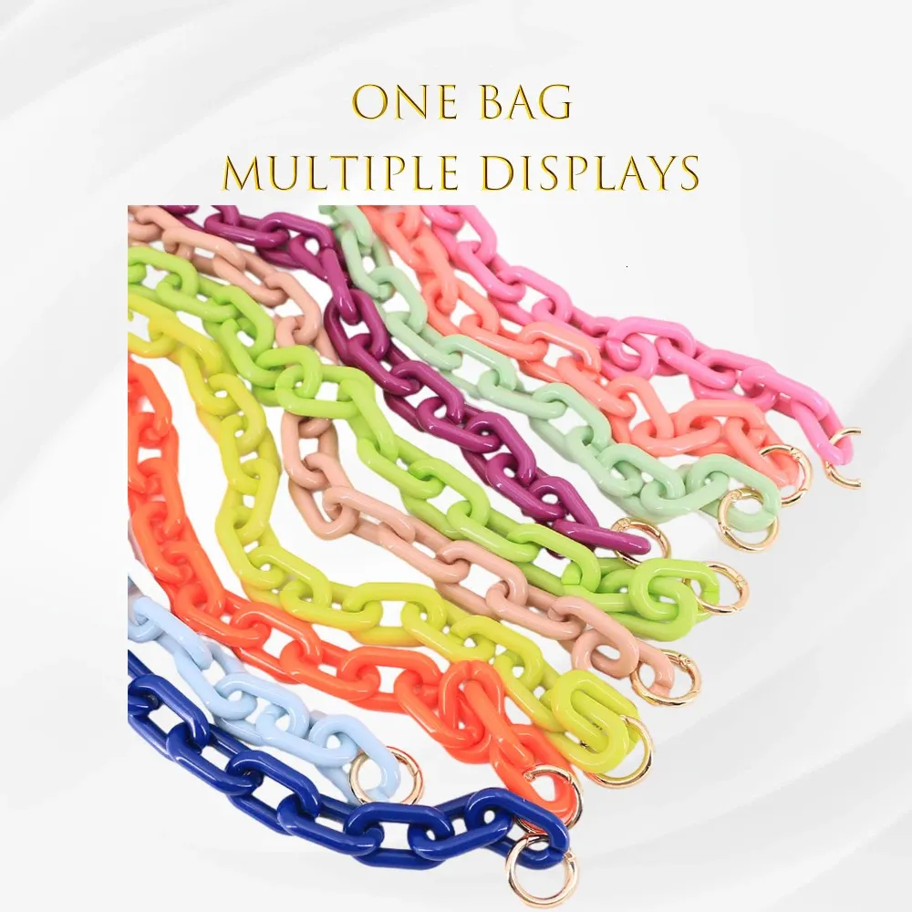 Portafoglio spesso colorato di ricambio per borsa O Bag accessori per borse acriliche catena 241028_voghion.com