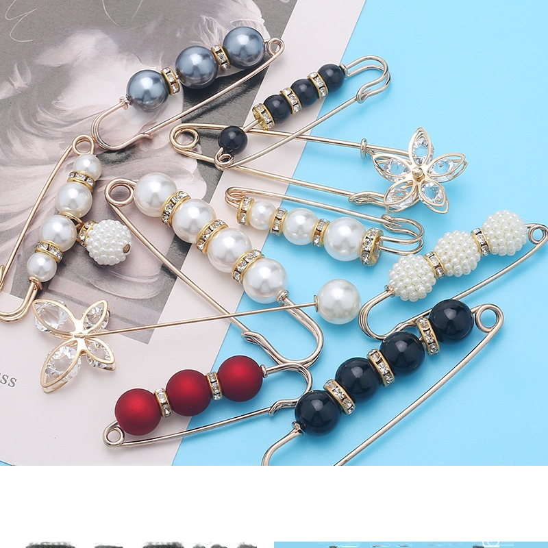 Pants Tight Waist Pin Trouser Waist Large Change Small Artifact Clothes Accessories Fixed Anti-running Brooch High-end Corsage Accessories