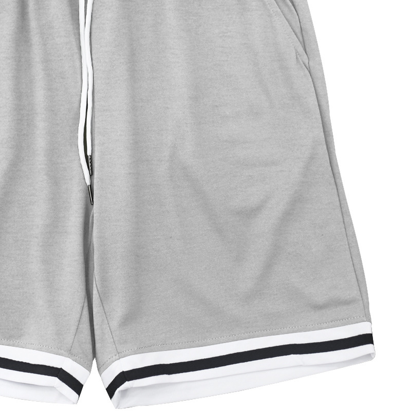 Herrenbekleidung Sommer Revers Kurzarm Shorts Zweiteiliger Sportanzug für Herren_voghion.com
