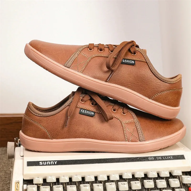 leather white flat casual lightweight sports veet atillas Hombre mens shoes 241007_voghion.com