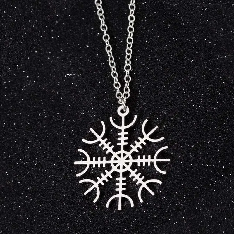Colliers pendentifs Collier chaîne pour femmes en acier inoxydable Mode Flocon de neige Or rose Cadeaux BijouxPendentif_voghion.com