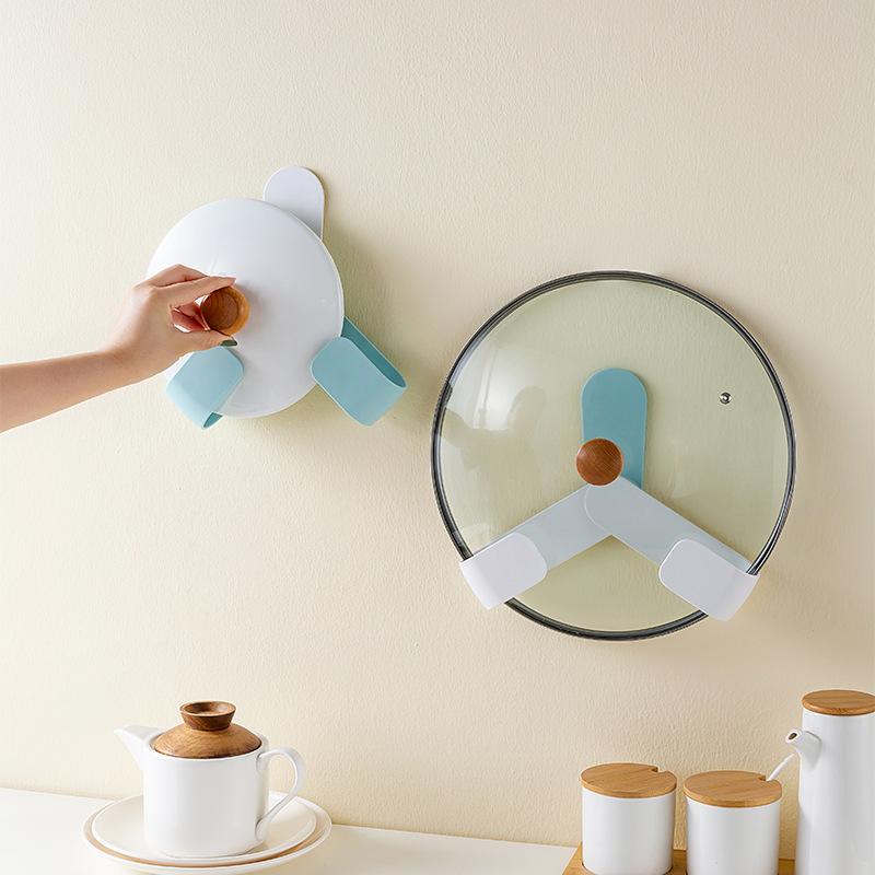 New Adjustable Pot Lid Holder Cabinet Door Pan Lid Organizer Cutting Boards Pots Hanging Holders pan pot cover rack for kitchen_voghion.com