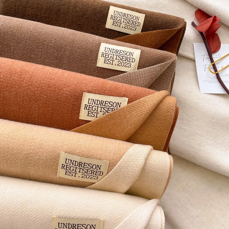 Sciarpa da donna in cashmere, 100% lana, calda e morbida, tinta unita, invernale, collo scialle 241007_voghion.com