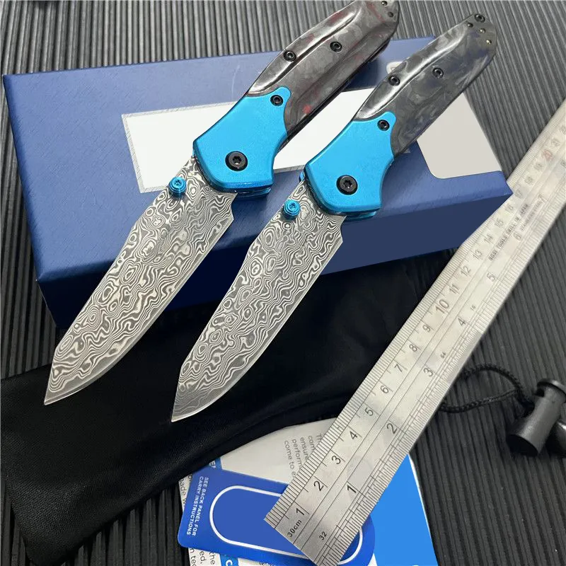 2Models BM945-221 Coltelli Gold Class Mini Osborne Coltello pieghevole Vg10 Damasco Fibra di carbonio Alluminio Esterno 945 945BK_voghion.com