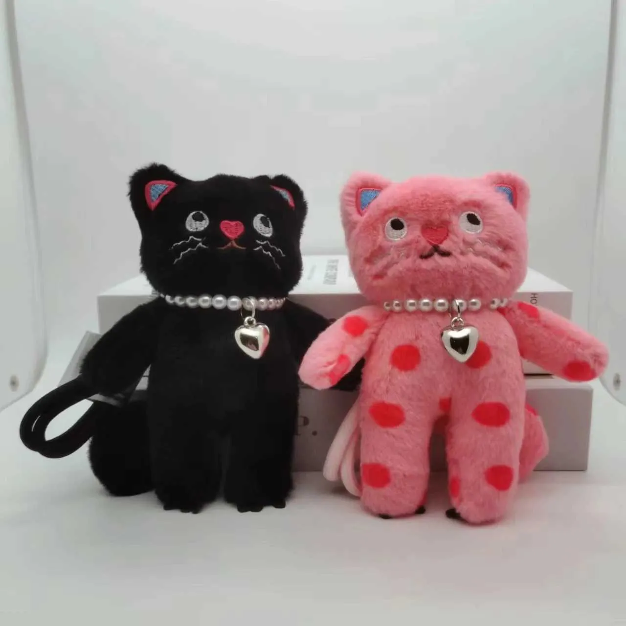 Breloc de pluș cu pisică Kaii de 15 cm, pandantiv pentru chei auto, decorare pentru păpușă și fete, accesorii pentru geantă Y241121_voghion.com