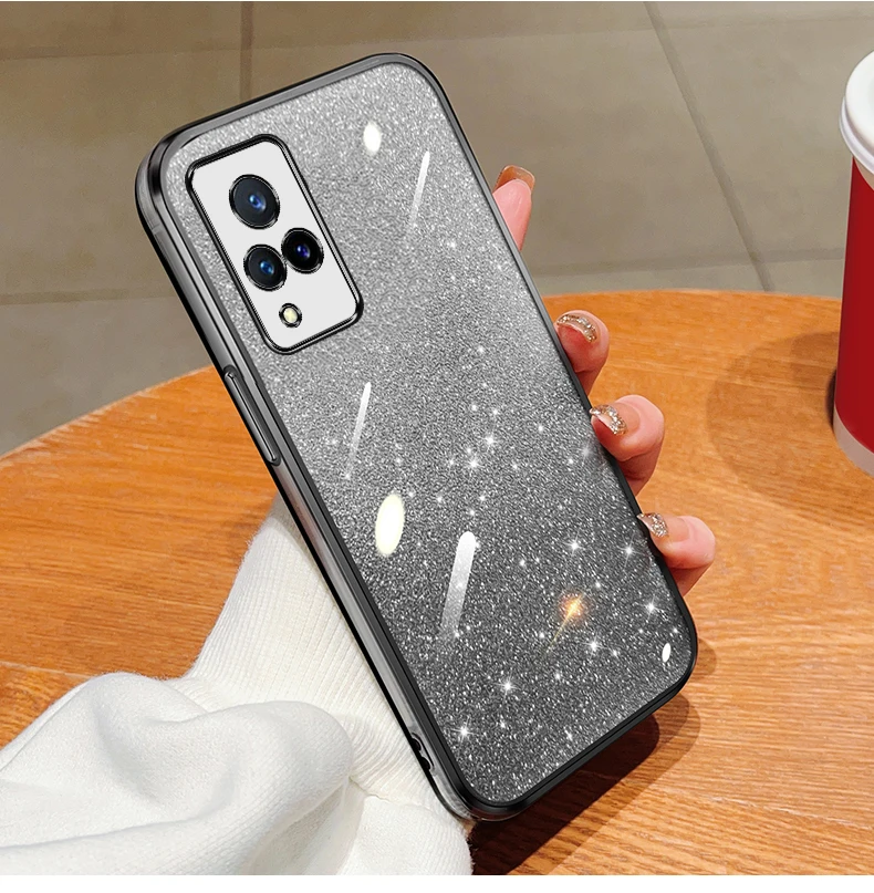 Shiny Gradient Phone Case For Vivo Smartphone Electroplated_voghion.com
