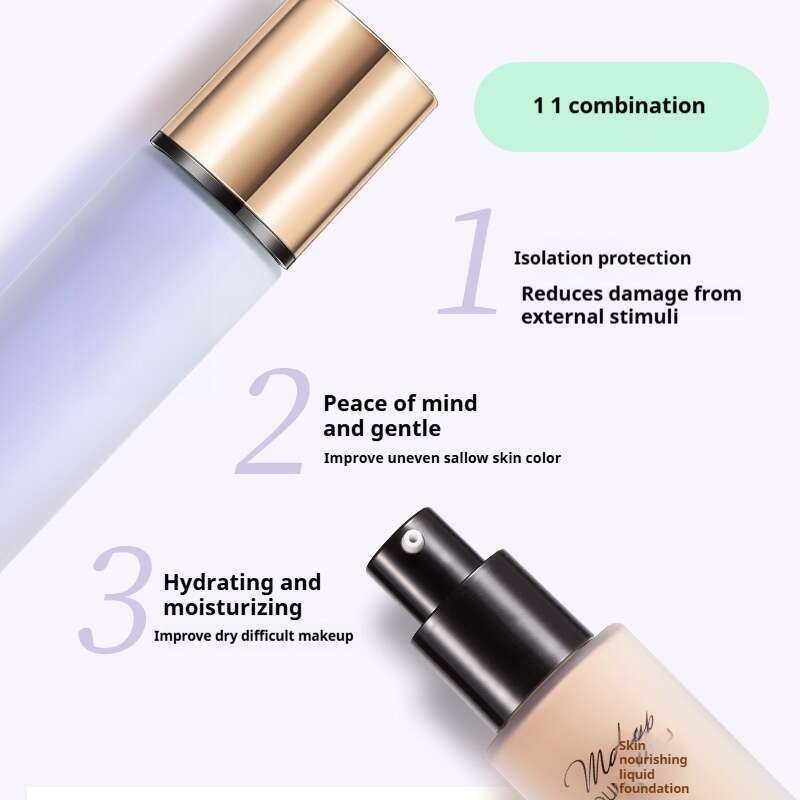 Fugtgivende, lysnende basissæt Gavesæt Lotion Foundation_voghion.com