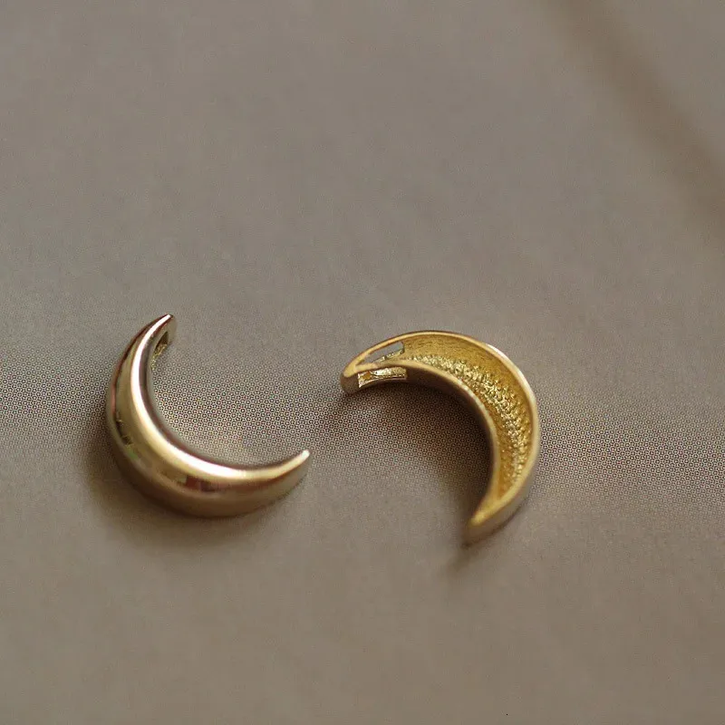 Collana con ciondolo in oro k allmatch, piccola luna, elegante, placcata in argento sterling 14K, con piastra leggera, entrata Lux 240119_voghion.com
