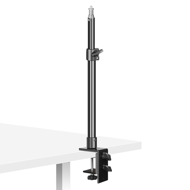 SH Type-C Desktop Clamp Mount Bracket With 1/4&quot; Ball Head Adjustable Fixed Bracket Clip for Camera, LED Light, DSLR, Mobile_voghion.com