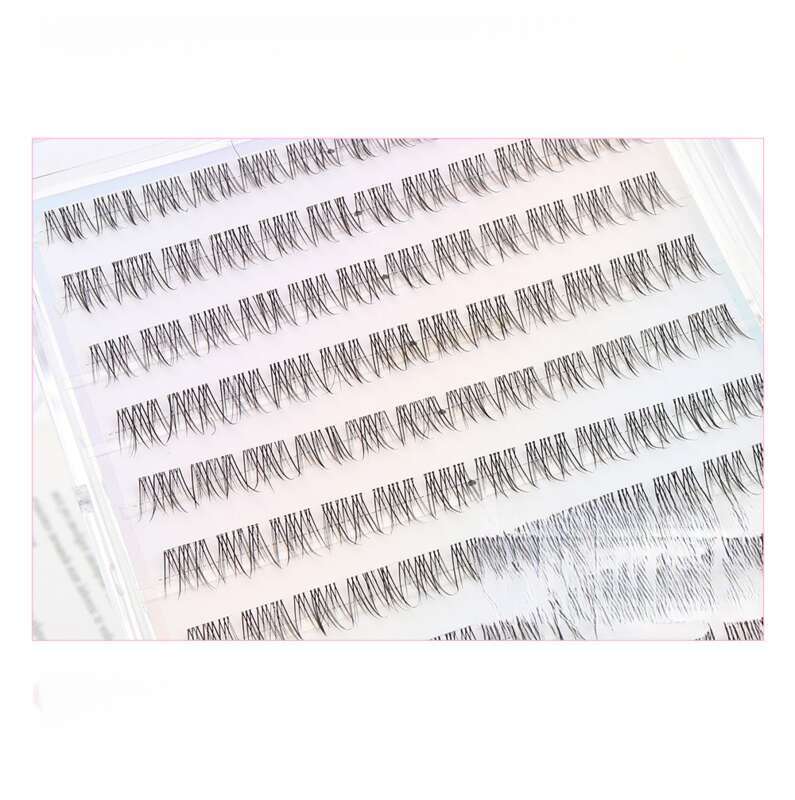 Short Fishtail False Eyelash, Natural Simulation, Self-adhesive Part_voghion.com