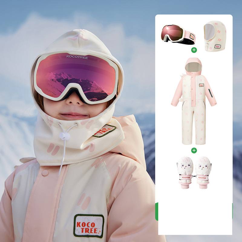 ​​Kids' Snowsuit One-Piece – Waterproof & Windproof Ski Jumpsuit For Boys & Girls (1000mm Rated, Seam-Taped, Moisture-Wicking)​​_voghion.com