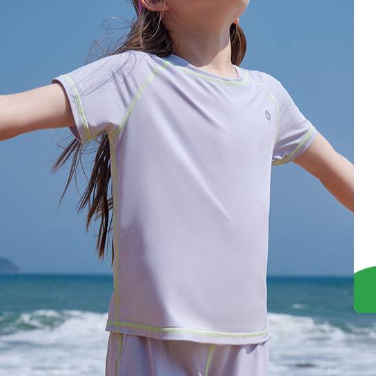 Kids' Quick-Dry Activewear Set – Moisture-Wicking & Antibacterial Nylon (Unisex, A-Class Safe, UPF 50+)​_voghion.com