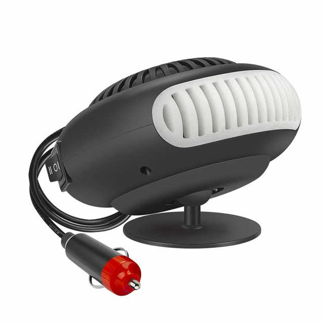 Dégivreur Deer 2 en 1 Ventilateur de chauffage et de refroidissement Chauffage à air chaud enfichable pour pare-brise de voiture et camion_voghion.com