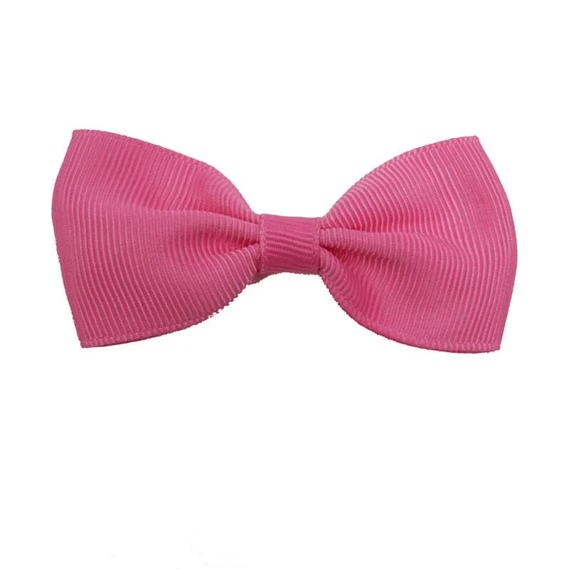 8cm Kids Girls Handmade Pure Color Bowknots Hair Clips Children Barrettes Headwear Party Decor Fashion Accessories_voghion.com