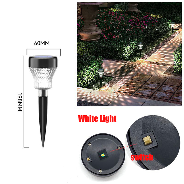 Luci solari a LED per prato, giardino, lampada da esterno, RGB multicolore, illuminazione per vialetti, luci solari decorative natalizie, luci brillanti per paesaggio_voghion.com