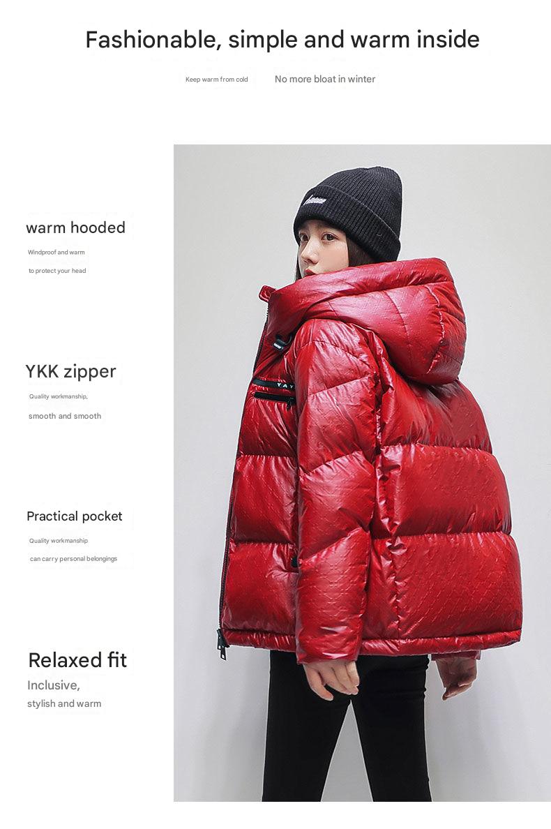 Herrenbekleidung Unisex Pufferjacke – Übergroßer Daunenmantel mit Kapuze (Winter-Essential für Paare)_voghion.com