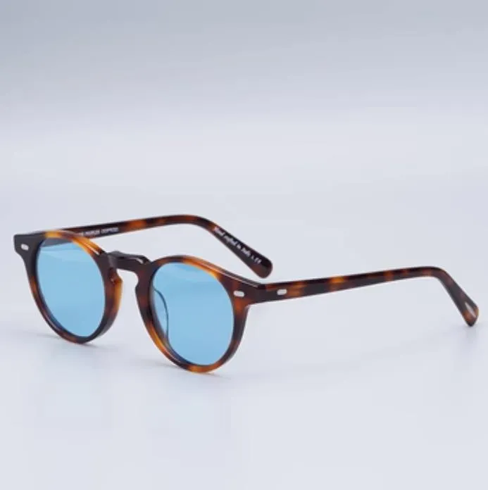 Grousshandel Vintage Männer a Fraen 5186 ov5186 45mm 47mm polariséiert Sonnebrëller ov5183 48mm ov 5183 Retro Brëller mat Këscht_voghion.com