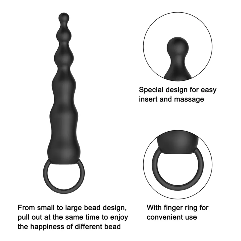 Toys Erotic Butt Plug Anal Beads Vibrator Vibrating Prostate Massager Clitoris Stimulator Female Masturbation_voghion.com