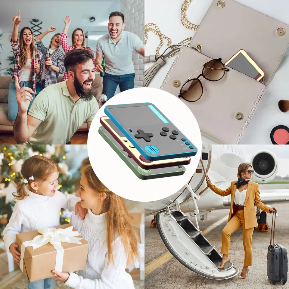 Handheld Game Console Retro Portable Gaming Machine For Kids Adults_voghion.com