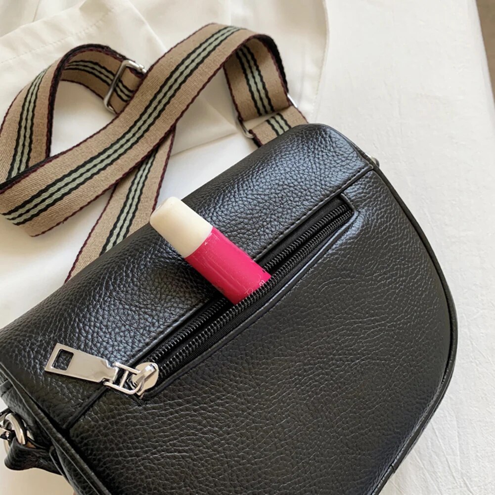 С доставкой Damen Vintage Leder Crossbody Schulter Taschen für Frauen Brust Tasche 2023 Marke Dame Trend Handtaschen Fanny Pack_voghion.com