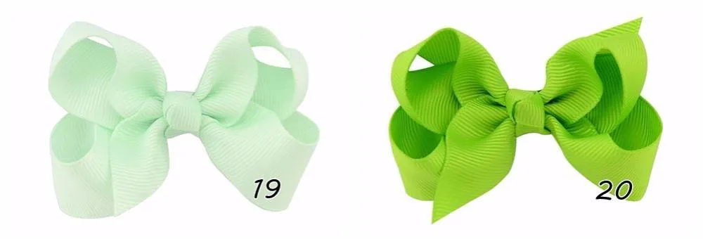 20 teile/los Koreanische 3 Zoll Ripsband Beugt Zubehör Mit Clip Boutique Bogen Haarnadeln Haar Ornamente_voghion.com