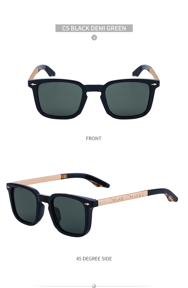 Lunettes de soleil pour hommes et femmes Nouvelle boîte de lunettes de soleil tendance pour hommes Lunettes de soleil d'extérieur tendance pour hommes_voghion.com