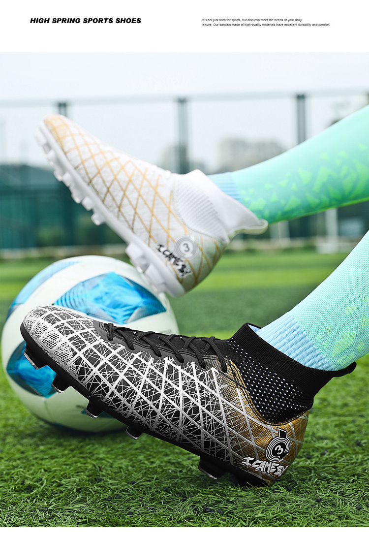 Professional Unisex Soccer Shoes Men Women Football Boots Training Sport Footwear Match Sneakers Non-slip Drop Shipping_voghion.com