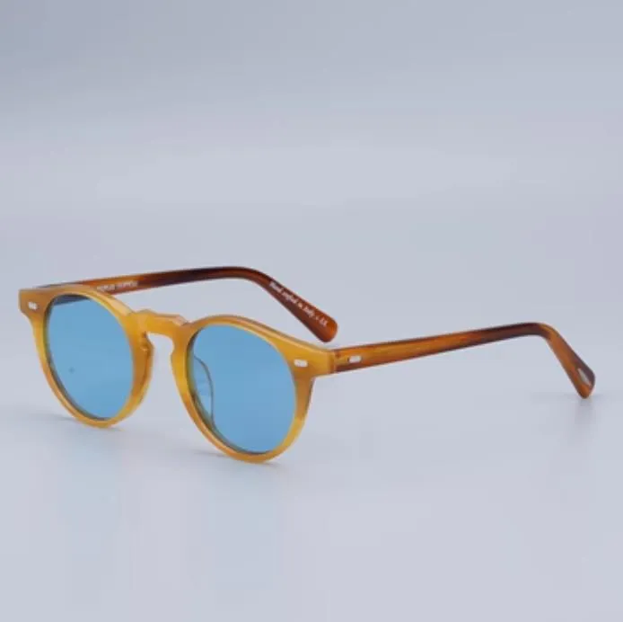 Grousshandel Vintage Männer a Fraen 5186 ov5186 45mm 47mm polariséiert Sonnebrëller ov5183 48mm ov 5183 Retro Brëller mat Këscht_voghion.com