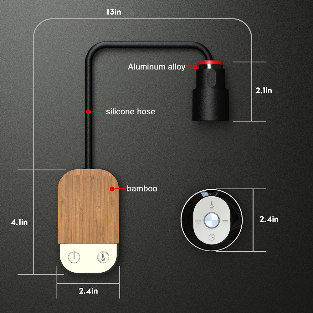 LED-sengebordslampe, øjenbeskyttelse magnetisk suge-natlampe multifunktionel væglampe studenterkollegium til studier/læsning_voghion.com