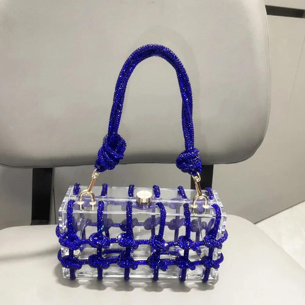 Strass-Abendtaschen aus Silberkristall, handgefertigt für Damen, Geldbörsen und Handtaschen, Designer-Banketttasche_voghion.com