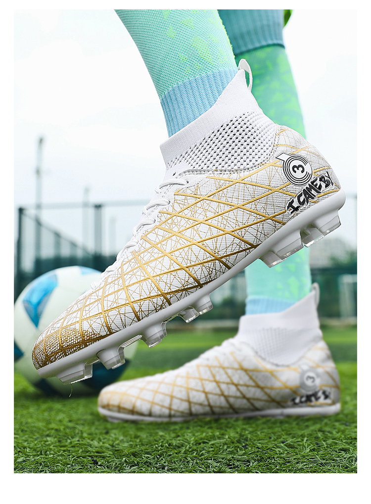 Professional Unisex Soccer Shoes Men Women Football Boots Training Sport Footwear Match Sneakers Non-slip Drop Shipping_voghion.com