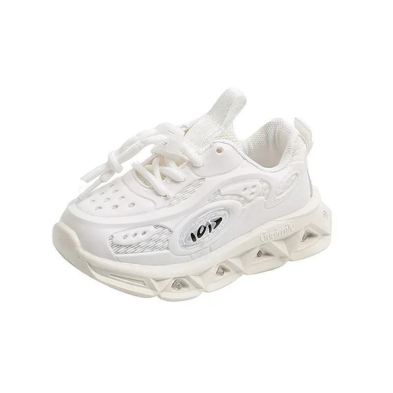New LED Baby Boys Luminous Running Childrens Breathable Mesh Sports Shoes Size 21-30 240627_voghion.com