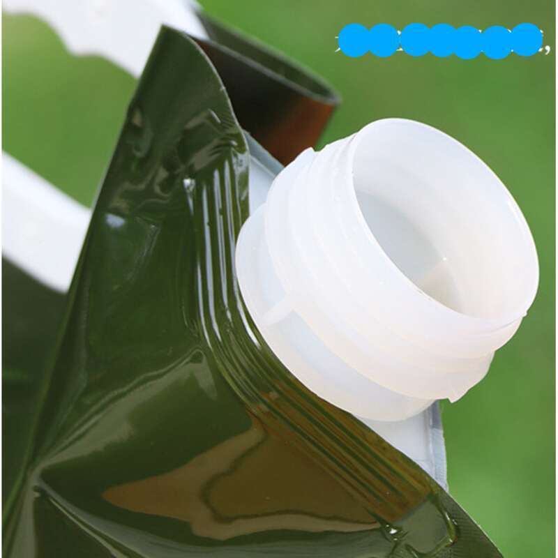 Outdoor 7.5L Folding Storage Bag, Large Capacity Plastic Bucket With Valve, Camping Supplies, Portable Water Bag_voghion.com