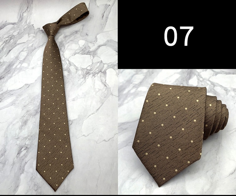 Corbata para hombre, color naranja champán, para traje de negocios, camisa, accesorios para uso diario, básica, impresa a mano, edición ancha, 8 cm_voghion.com
