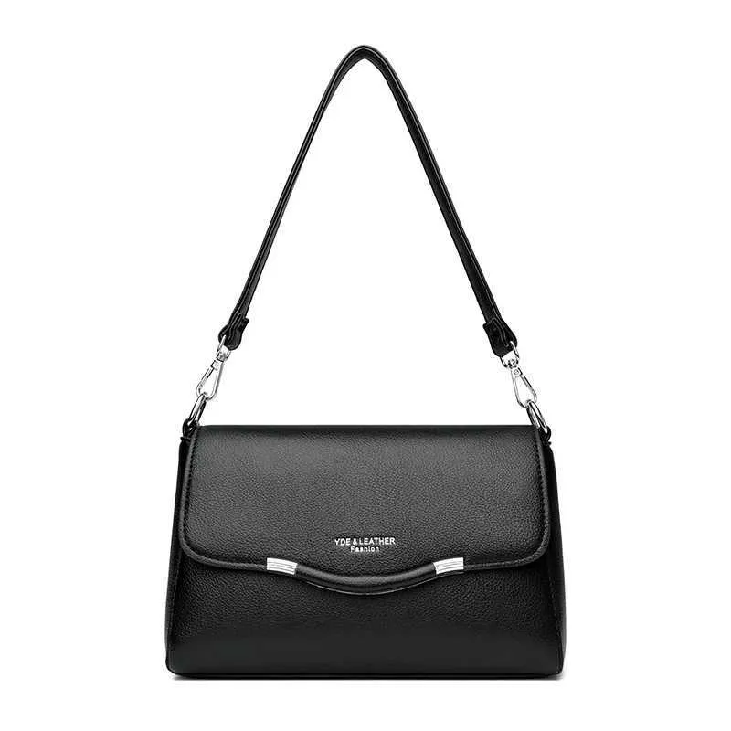 Damen Schultertasche Umhängetasche Handtasche Mit Klappe_voghion.com