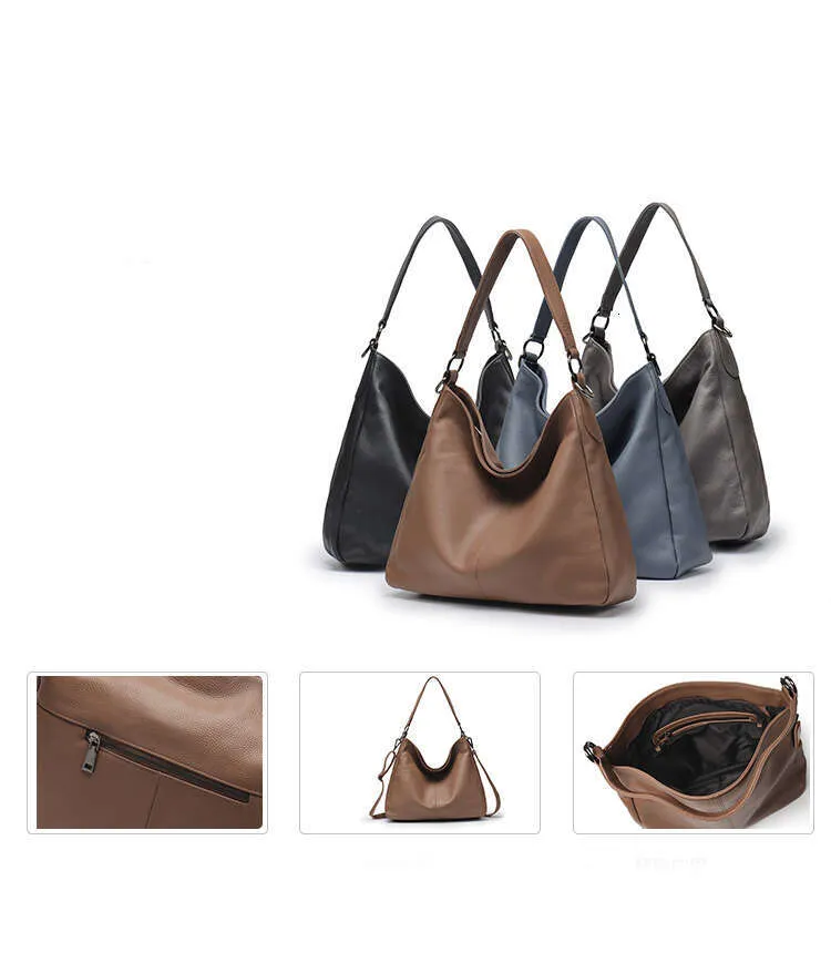 Zency Winter Einfaches Design Handtasche Große Kapazität Diebstahlsichere Hobos Umhängetaschen Für Damen Mode Elegante Weibliche_voghion.com