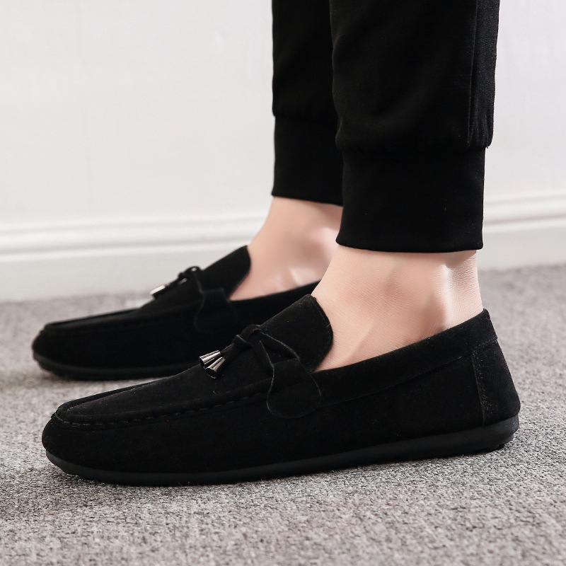 Mocassins de mode populaire pour hommes, chaussures décontractées à tête ronde, chaussures respirantes_voghion.com