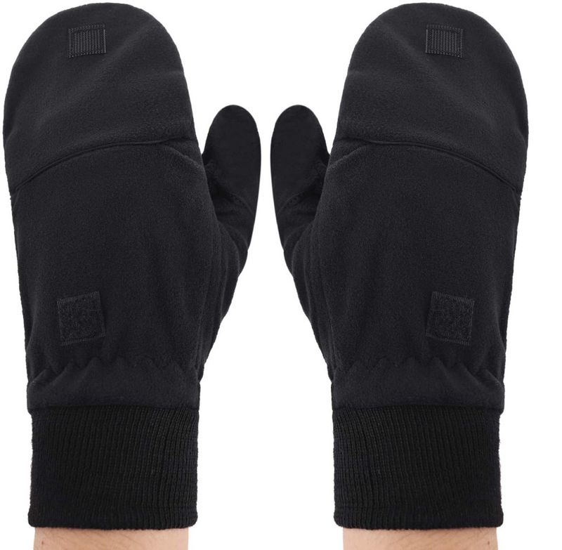 Fabbrica diretta inverno uomo e donna caldo mezze dita flip porta equitazione può touch screen anti-labbro pile polare_voghion.com